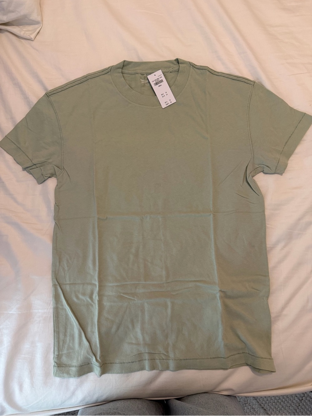 Abercrombie & Fitch Short Sleeve Crewneck Tee in Sage